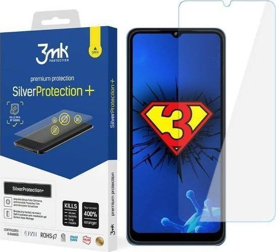 Mbrojtës ekrani 3MK Silver Protect Plus, për T-Mobile T Phone Pro 5G Revvl 6 Pro 5G, film antibakterial, montim me xhel