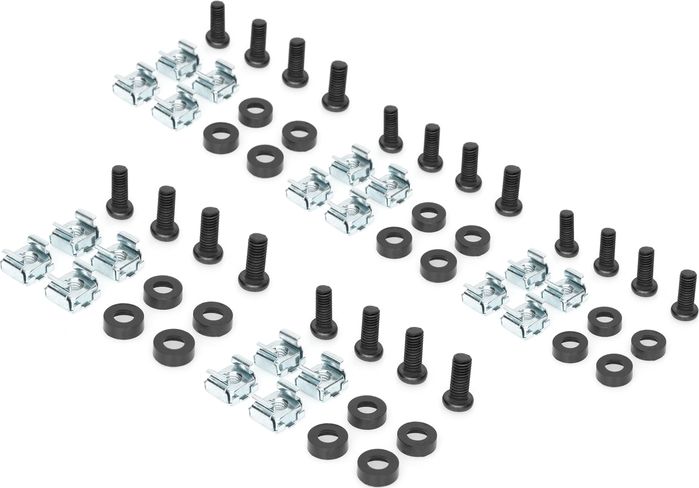 Unaza organizuese për kabllo Digitus DN-19 ORG-2-SW, set 10 copë, për kabinete 19", e zezë