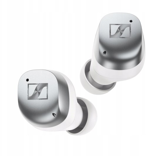 Kufje Sennheiser MOMENTUM True Wireless 4, 30 orë, të bardha