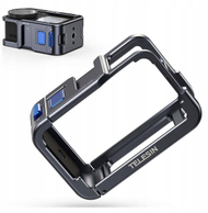Kornizë mbrojtëse TELESIN për GoPro Hero 9 10 11 12 13, aliazh alumini, xhirim vertikal, e zezë