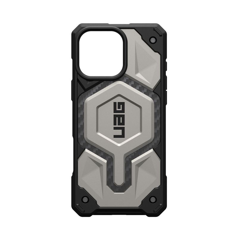 Маска UAG Monarch Pro Series за iPhone 16 Pro Max, MagSafe, Titanium