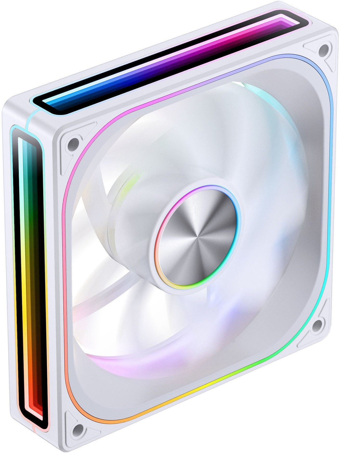 Вентилатор за компјутер Jonsbo ZA-120, 120mm, PWM ARGB, бел