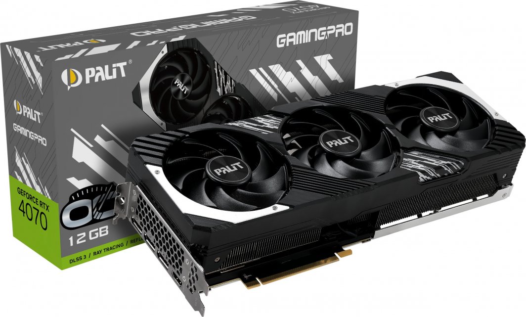 Графичка картичка Palit GeForce RTX 4070 GamingPro OC, 12GB GDDR6X
