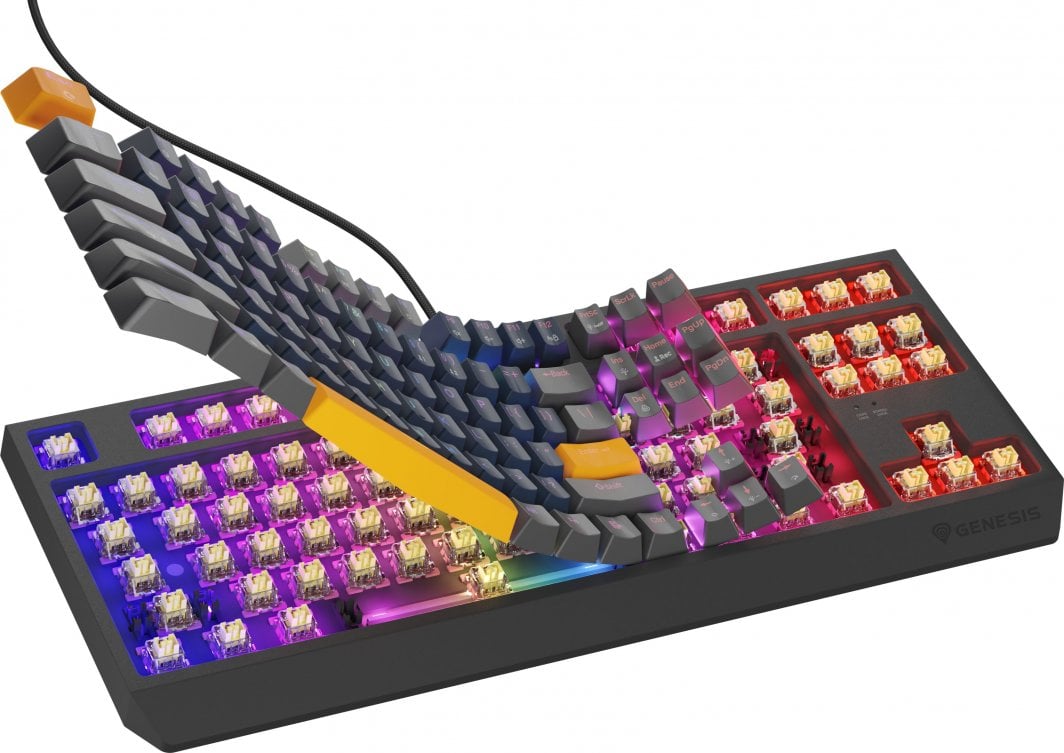 Механичка тастатура Genesis Thor 230 TKL, Outemu Panda, RGB, црна