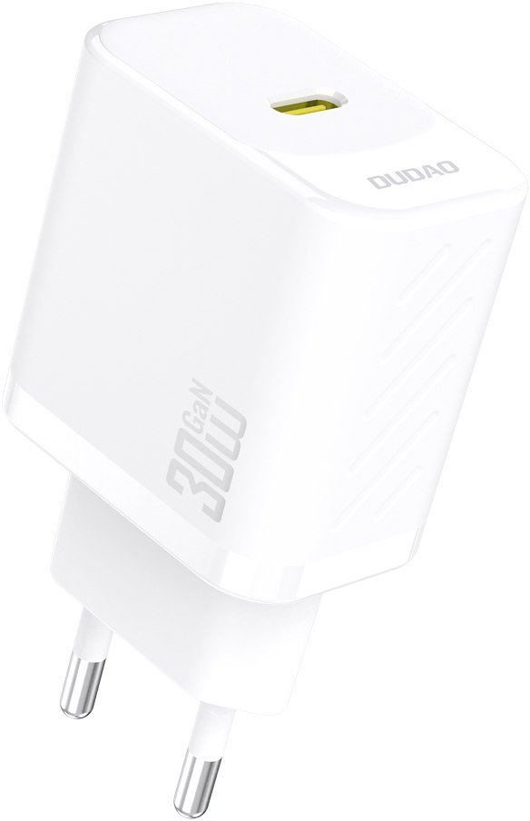 Karikues USB Dudao A27PEU, 30W GaN, Power Delivery, i bardhë