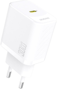 Karikues USB Dudao A27PEU, 30W GaN, Power Delivery, i bardhë