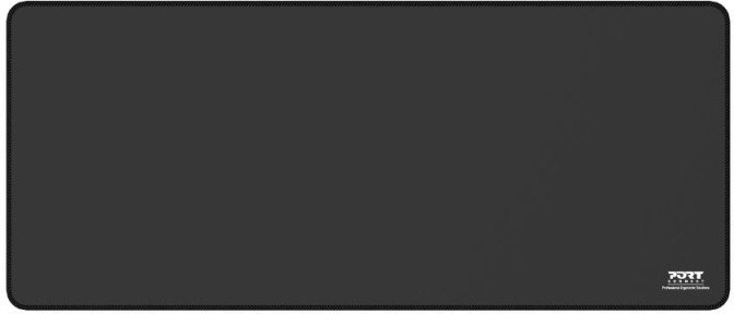 Mousepad PORT Designs Professional XL, 70 x 30cm, kundër rrëshqitjes, i zi