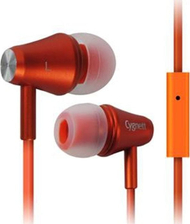 Kufje Cygnett Fusion II, mikrofon në kabllo, 3.5 mm, portokalli