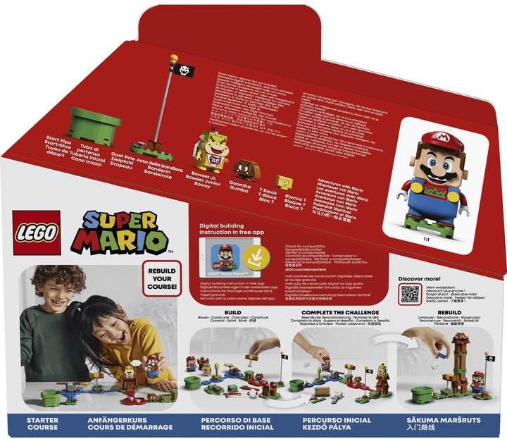 Lodër LEGO Super Mario 71360 Adventurë me Marion, set fillestar
