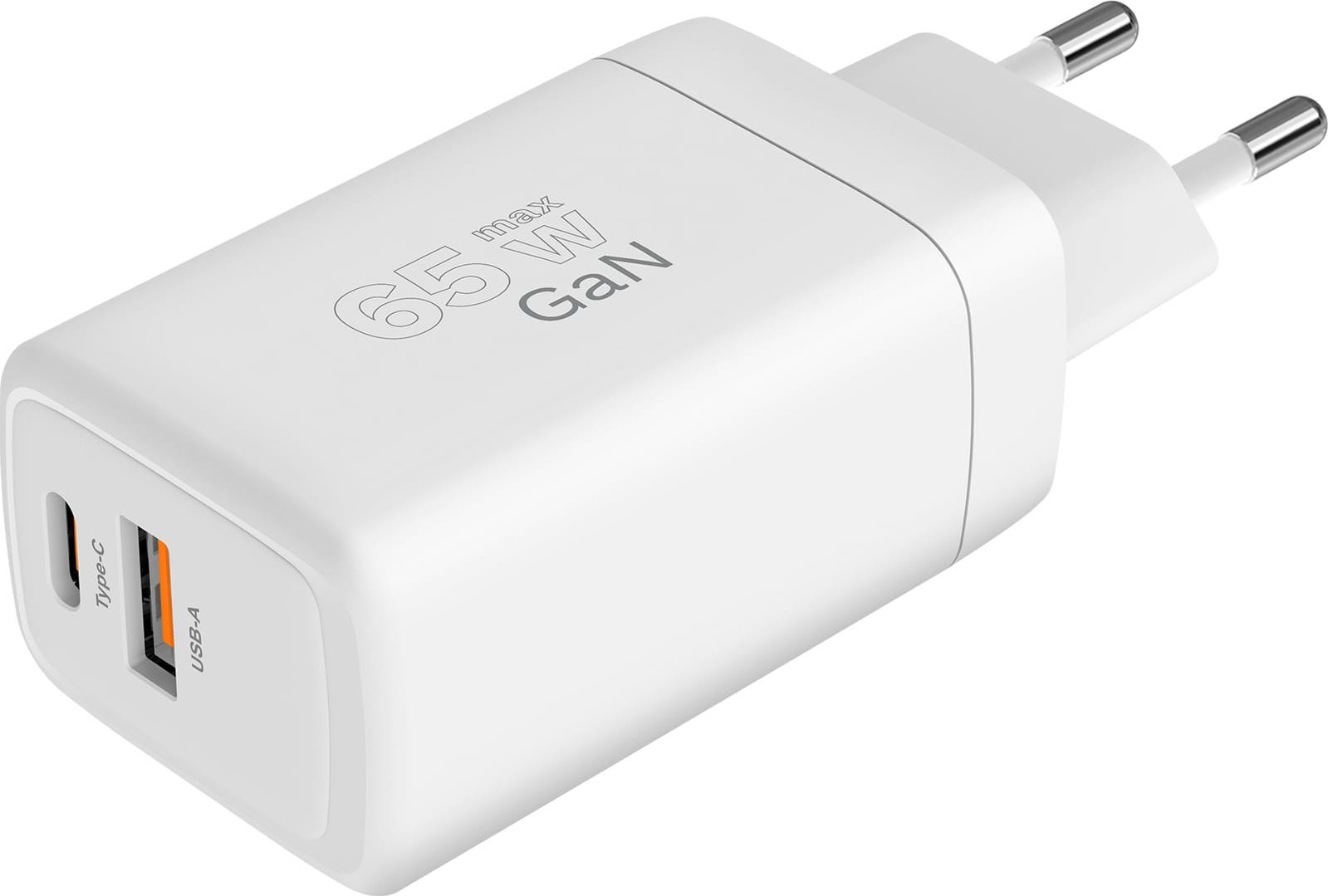 Karikues muri Kruger&amp;Matz 65W GaN, Power Delivery, Quick Charge, i bardhë