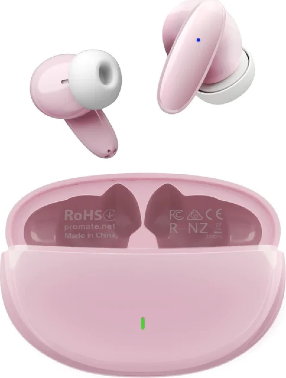 Kufje TWS Bluetooth Promate Lush, stereo, pa tela, të zeza