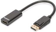 Adapter C TECH DisplayPort në HDMI, DP në HDMI, i zi