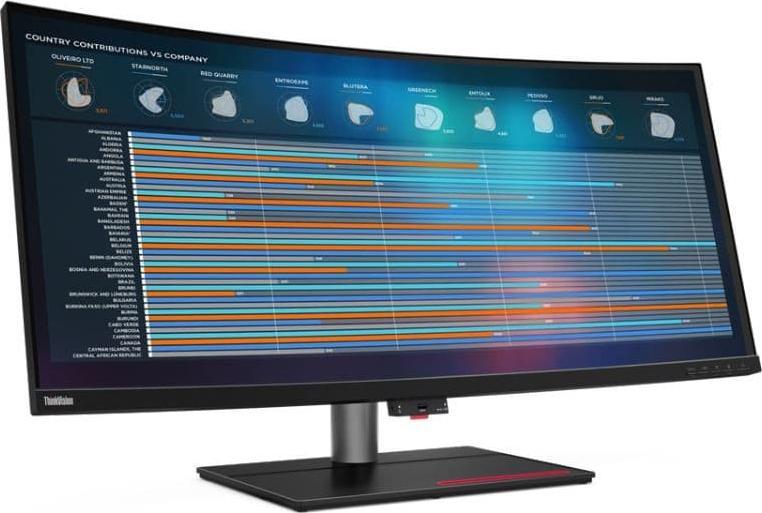 Monitor Lenovo ThinkVision P40w-20, 39.7", WUHD 5120x2160, Thunderbolt 4, i zi