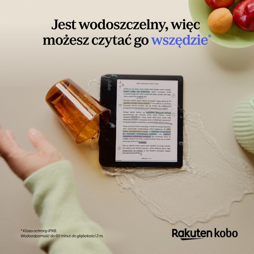 Lexues e-book Kobo Libra Color, 7", i bardhë