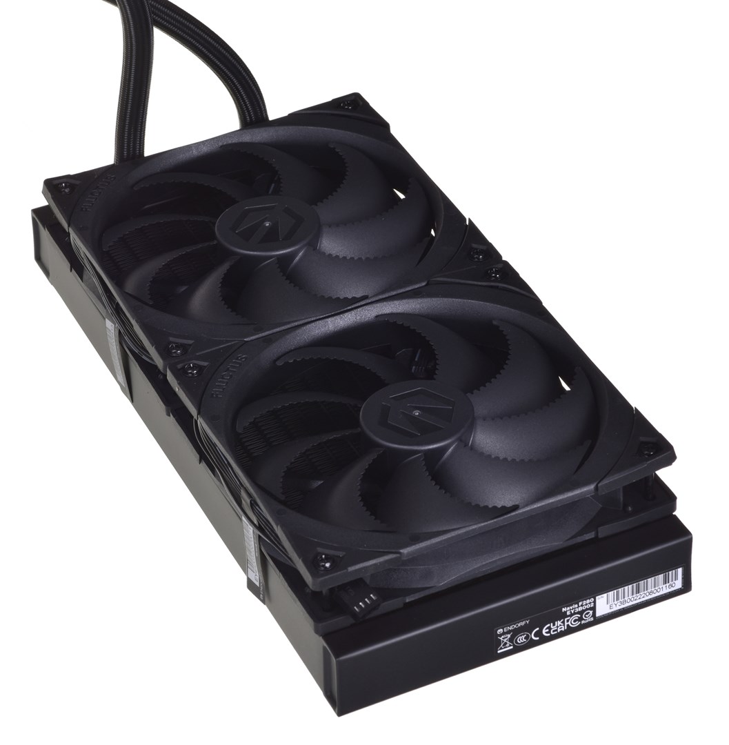 Ftohës me ujë ENDORFY Navis F280, 280 mm, 140 mm, e zezë