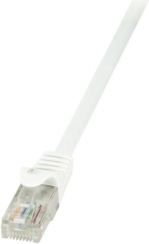 Kabllo patchcord LogiLink Cat. 6, U/UTP, 2m, e bardhë