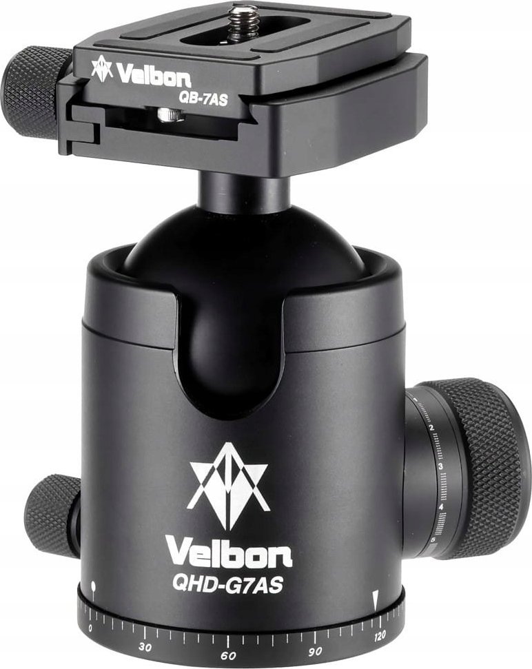 Tripod Velbon Coleman CV-3, alumin, kokë 3Way, blu