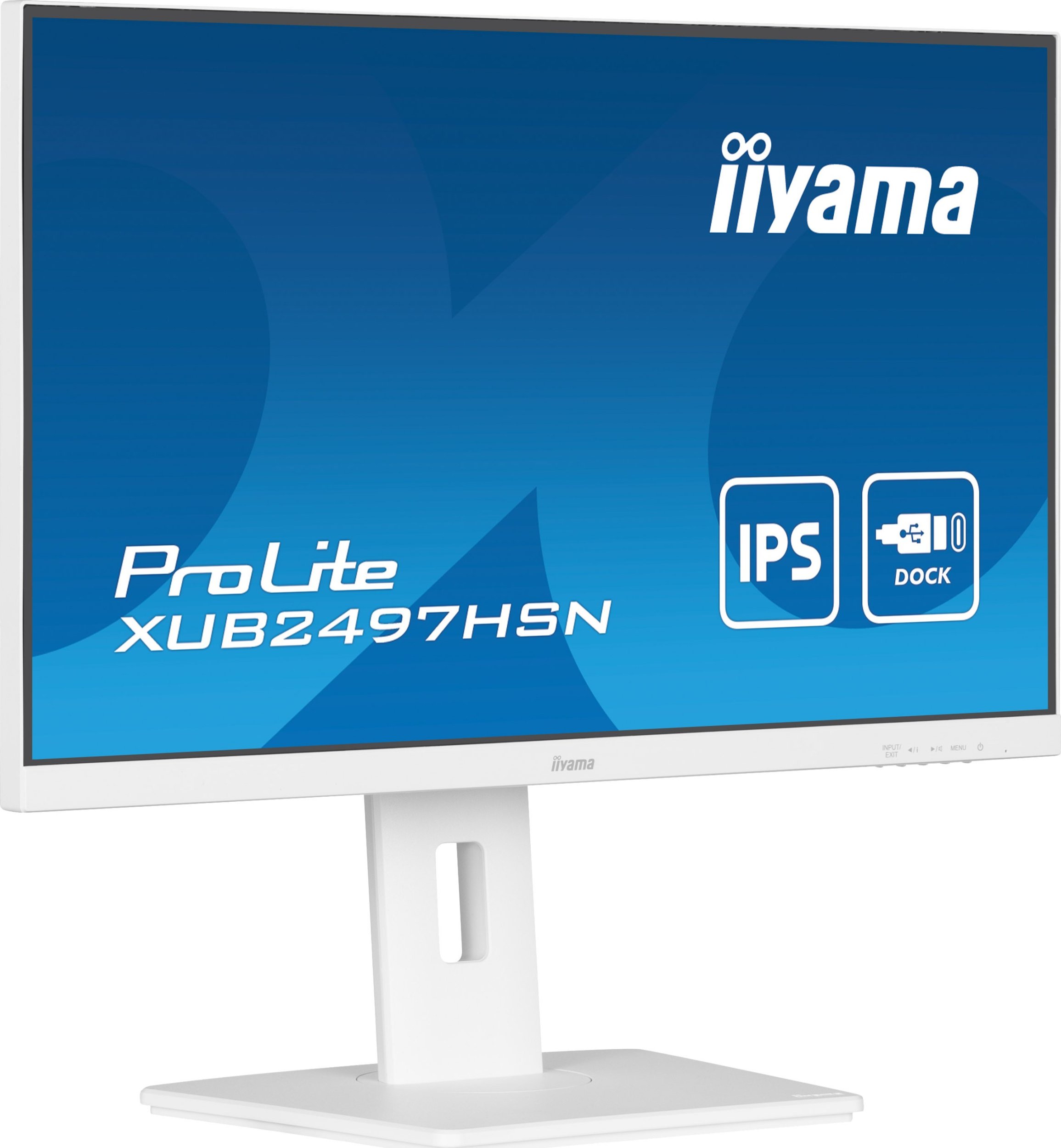 Монитор Iiyama ProLite XUB2497HSN W2, 23.8\", Full HD IPS, бел
