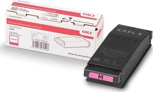 Toner OKI 09006128, magenta, origjinal