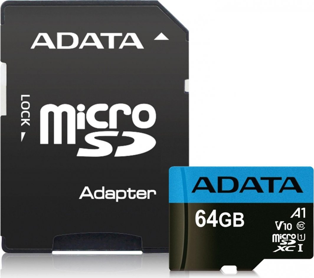Kartë memorie ADATA Premier MicroSDXC, 64GB, Class 10 UHS-I / U1 A1