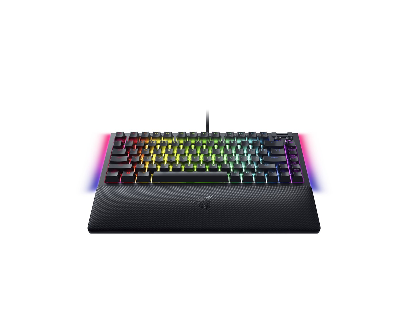 Tastierë Razer BlackWidow V4 75%, Razer Orange, RGB, e zezë