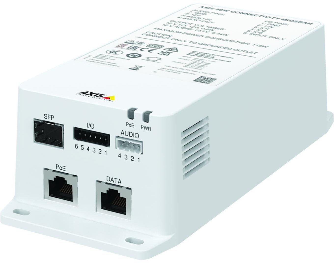Midspan Axis TU8003, 90W PoE, port SFP, i zi
