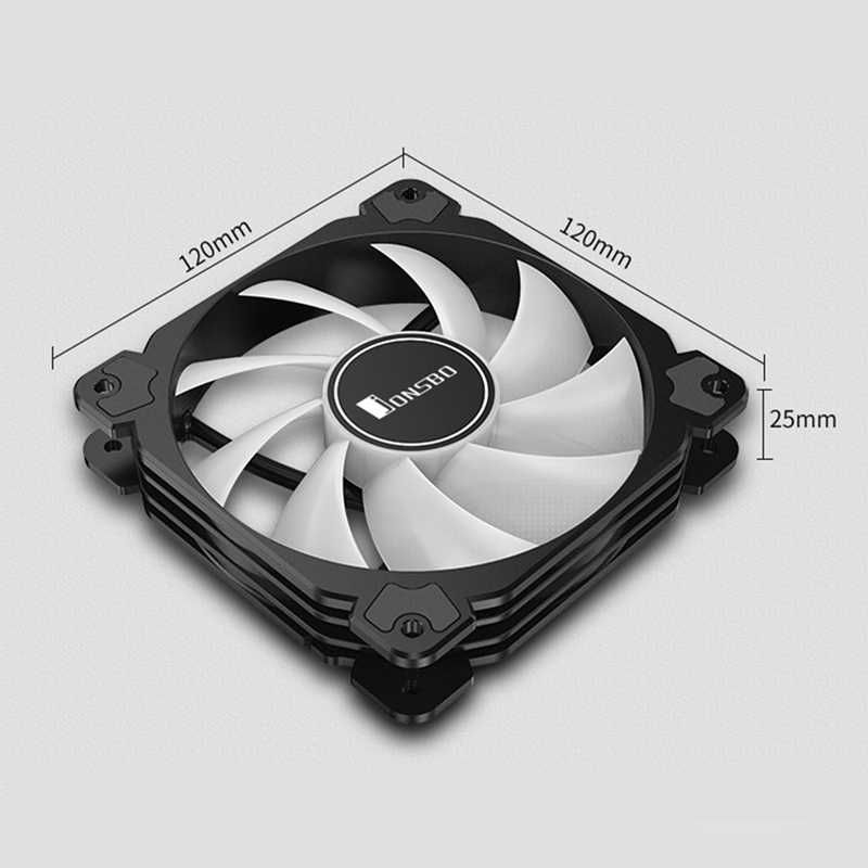 Ventilator PC Jonsbo FR-502 PWM ARGB, 120mm, i zi