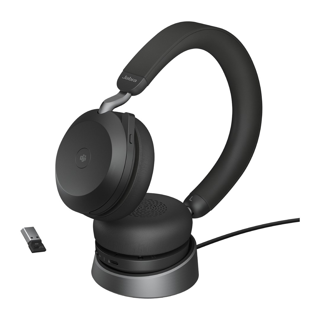 Kufje Jabra Evolve2 75, MS Stereo, USB-A, të zeza