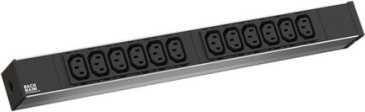 Zgjatues rack Bachmann LOCKABLE, 12x IEC C13, 1U 19", i zi