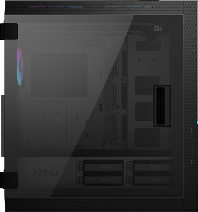 Kasë MSI MPG SEKIRA 500X, 1xARGB 120mm, e zezë