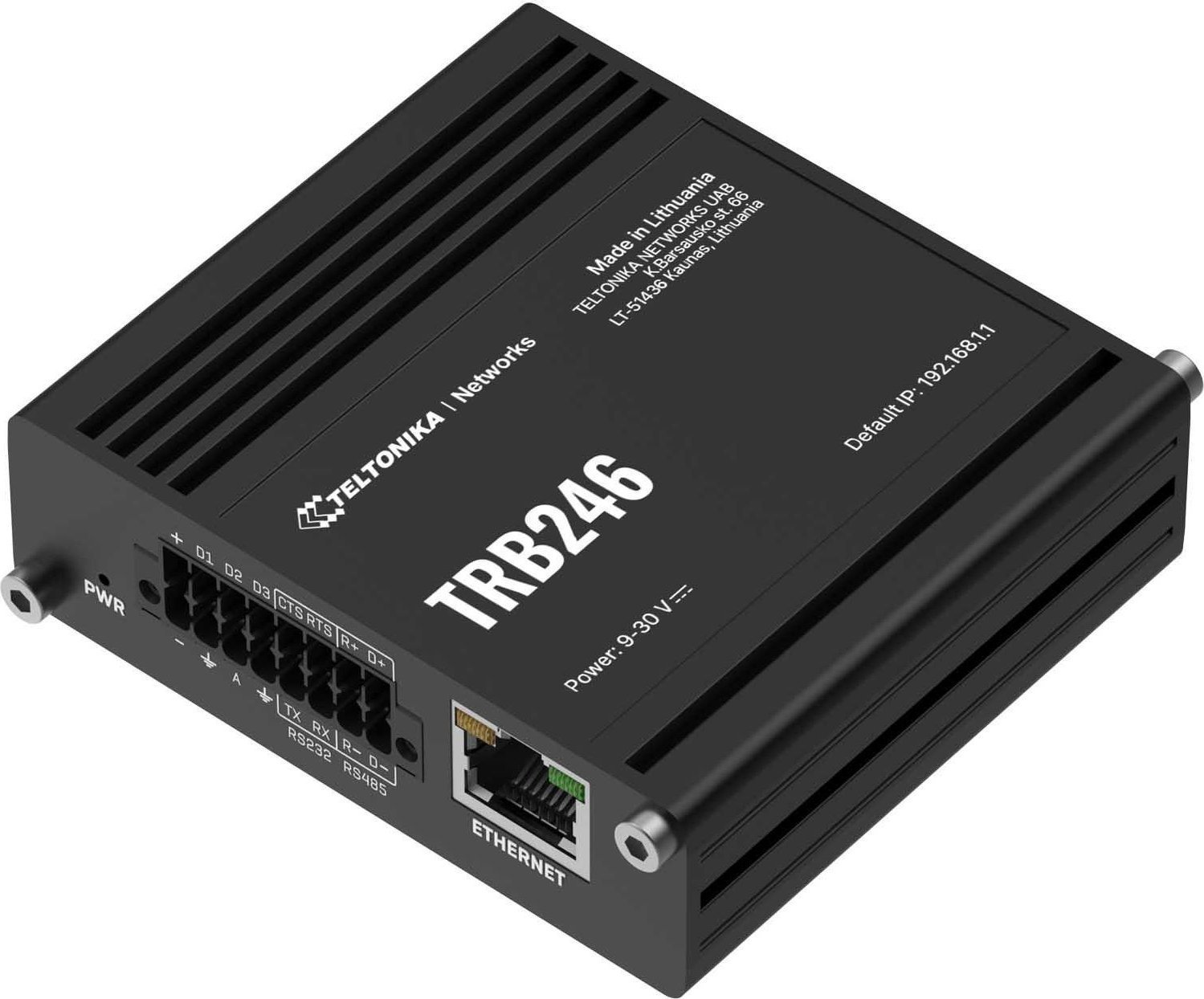Gateway industrial Teltonika TRB246, LTE Cat 4, RJ45 100Mb/s, IP30