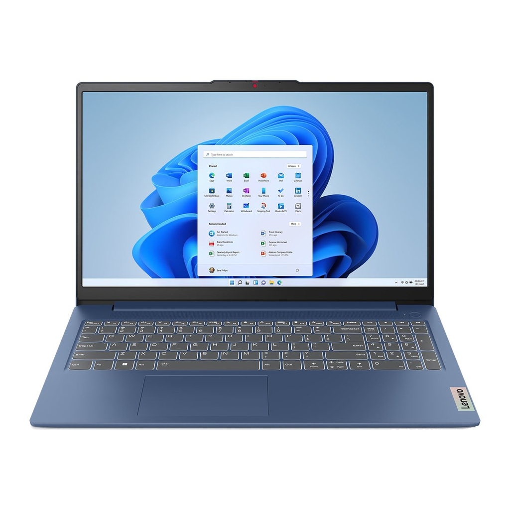 Laptop Lenovo IdeaPad Slim 3 15IRU8, Intel Core i3-1315U, 15.6", 8GB LPDDR5, 512GB SSD, Intel UHD Graphics, i kaltër