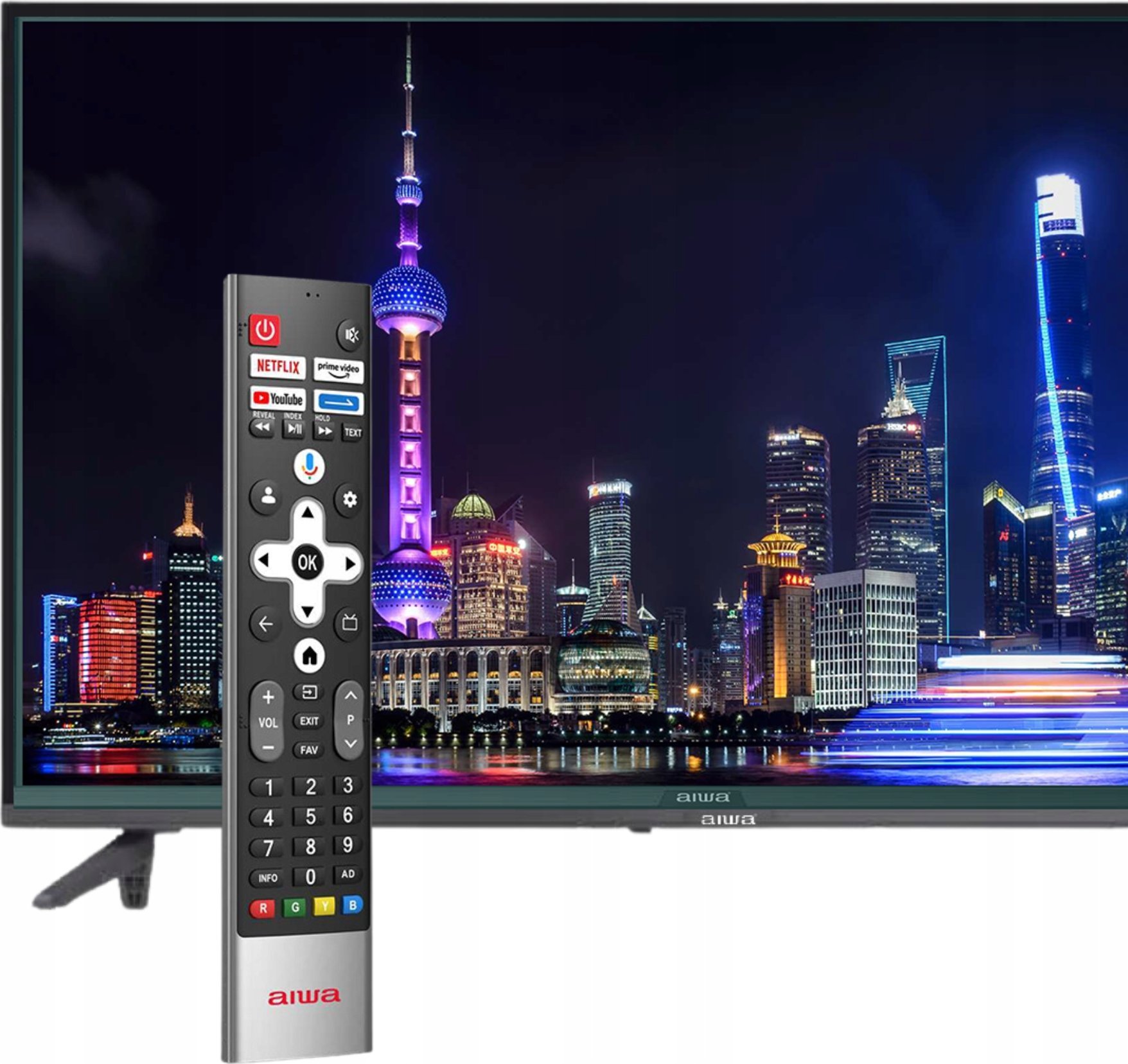 Televizor Smart Aiwa 32GO40804HD, 32", HD Ready, Google TV, i zi