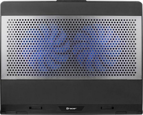 Ладилник за лаптоп Tracer Officer TRASTA46890, 17\", 2 вентилатори, сино ЛЕД