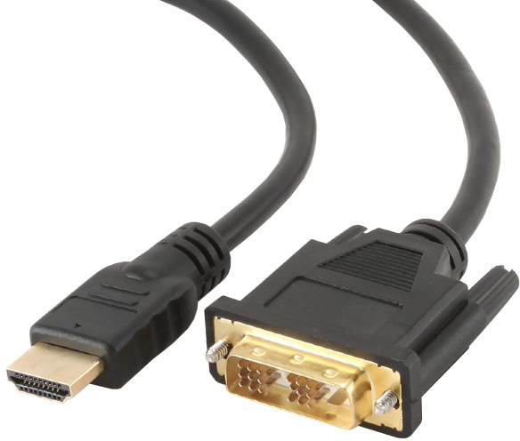 Kabllo Gembird CABLEXPERT, HDMI-DVI 0,5m, 1.3, M/M