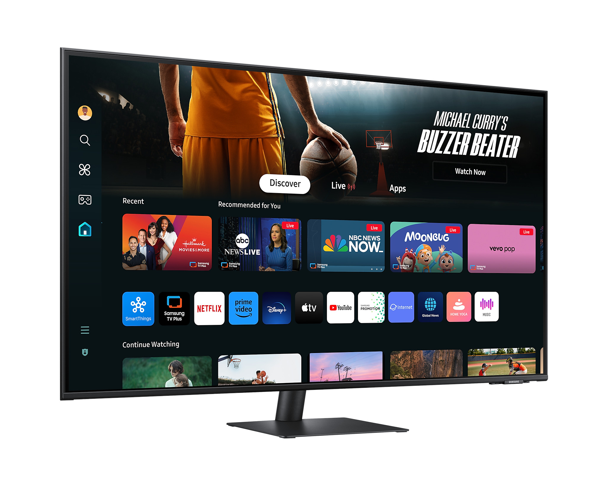 Монитор Самсунг Смарт M7, 43\", VA, 4K UHD, црн