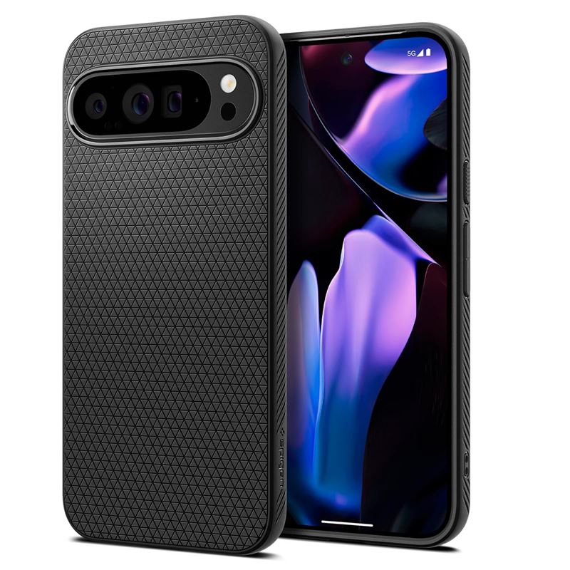 Mbrojtëse për celular Spigen Liquid Air për Google Pixel 9 Pro XL, e zezë