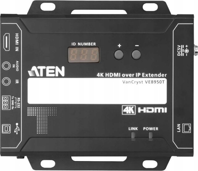 AV ресивер ATEN VE8950R, 4K, Gigabit, црн