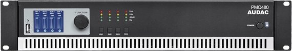 Amplifikator Audac PMQ480 WaveDynamics, 4 kanale, 480W, 100V, i zi