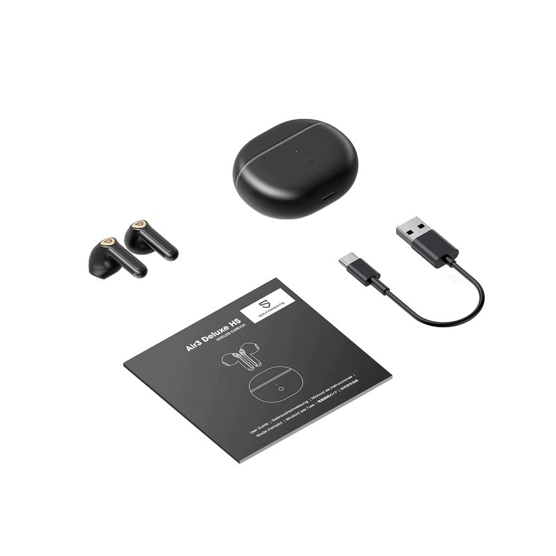 Kufje Bluetooth SoundPEATS Air3 Deluxe HS, të zeza