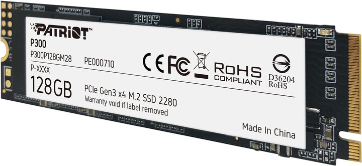 [OUTLET] Disk SSD Patriot P300, M.2, 128GB