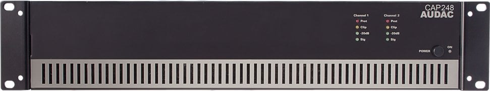 Amplifikator Audac CAP 248, 2 kanale, 100V ELA, i zi