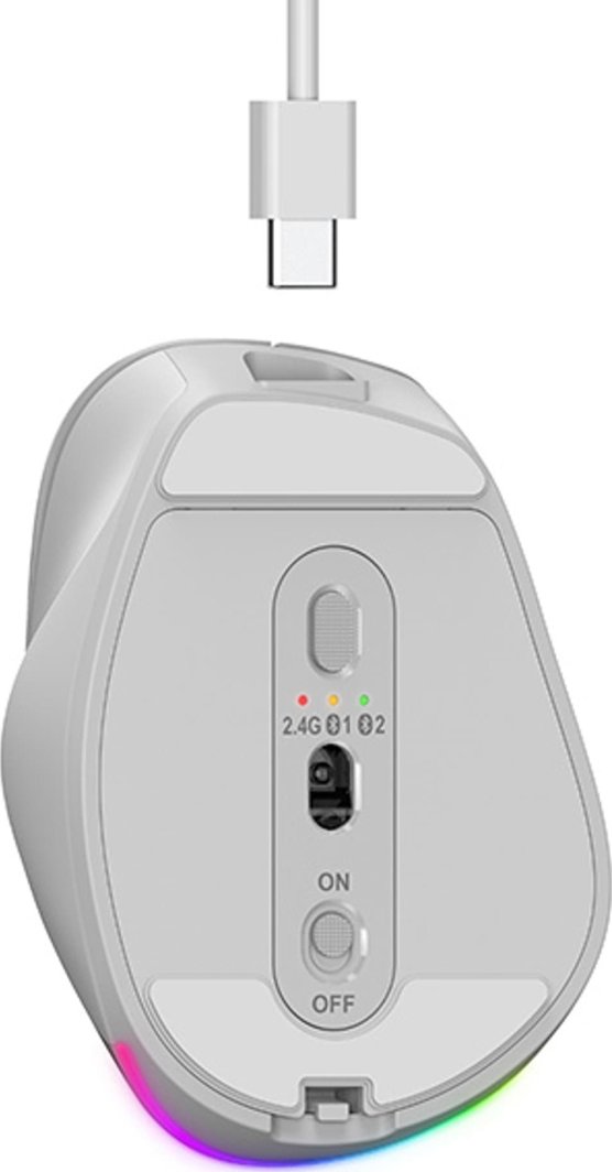 Maus Genius Genius Ergo 9000S Pro, 2400DPI, i bardhë