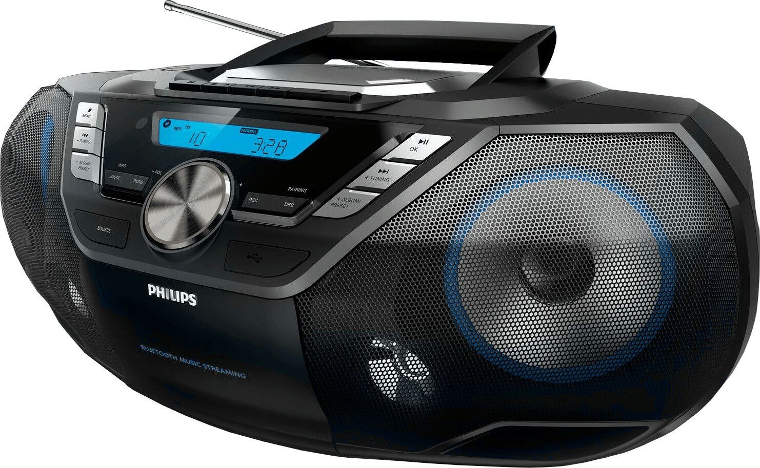 Radio CD player Philips AZB798T/12, 12W, Bluetooth USB, i zi