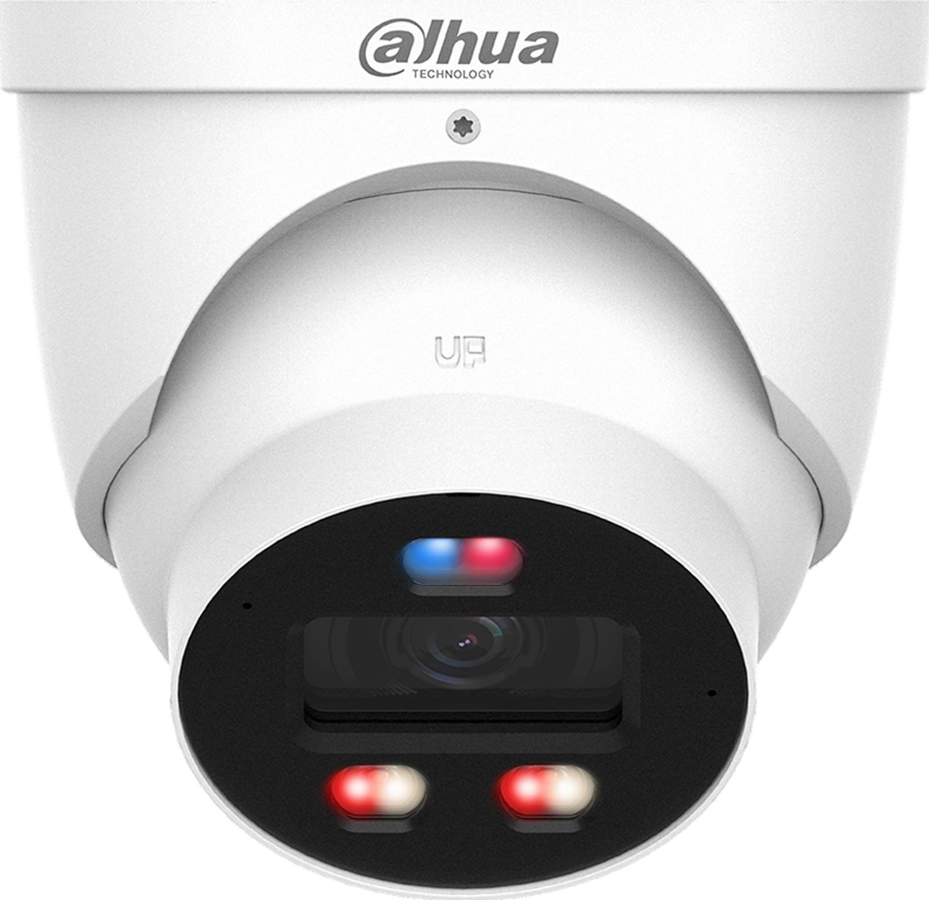 IP камера Dahua IPC-HDW3849H-AS-PV-0280B-PRO, 4K, за внатрешна и надворешна употреба, бела