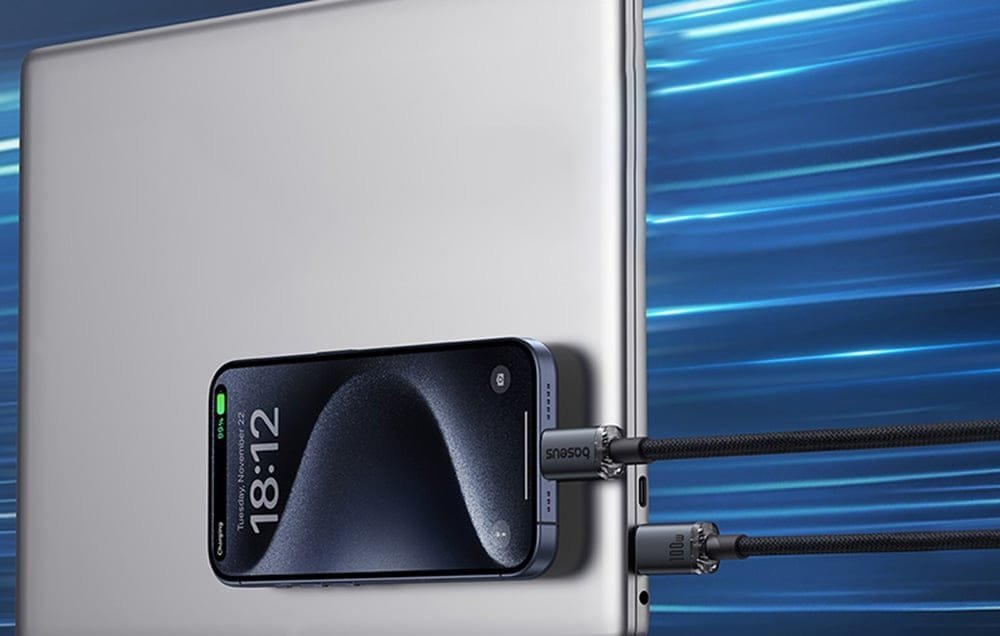 Kabllo USB C Baseus USB3.2, 20Gbps, 100W, e zezë