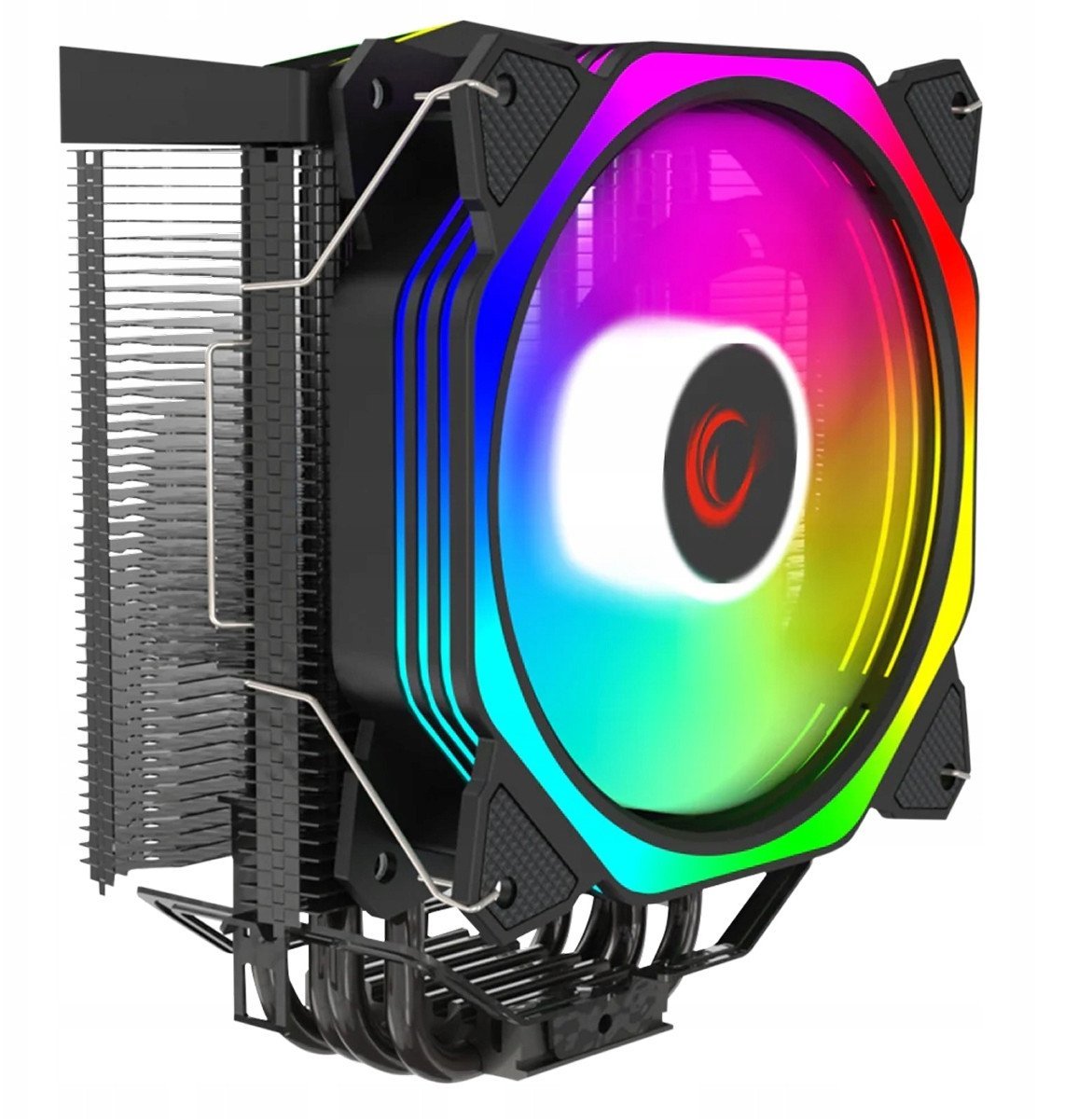 Ftohës CPU Rampage OCTAGON C50, 12cm, ARGB, i zi