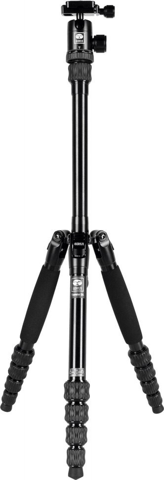 Tripod fotografik SIRUI Traveler 5A, alumin, me kokë sferike, i zi