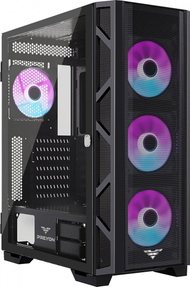 Куќиште за компјутер PREYON Nest Meshy+ (PRENMP04B), црна боја