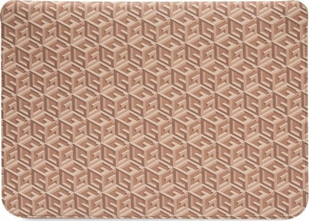 Маса за лаптоп Guess Sleeve GUCS16HGCFSEW, 16", дизајн GCube Stripes, кафеава